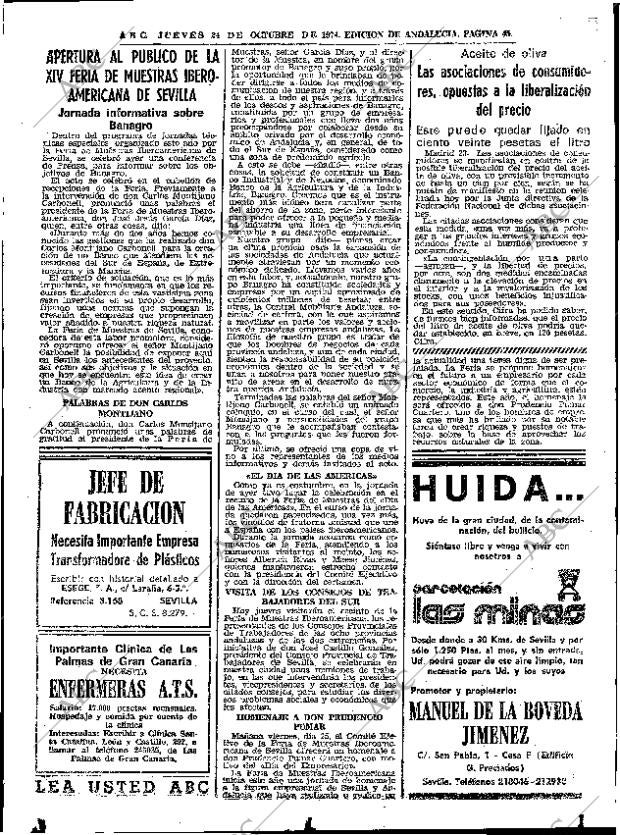 ABC SEVILLA 24-10-1974 página 45