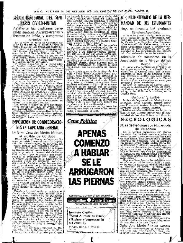 ABC SEVILLA 24-10-1974 página 53