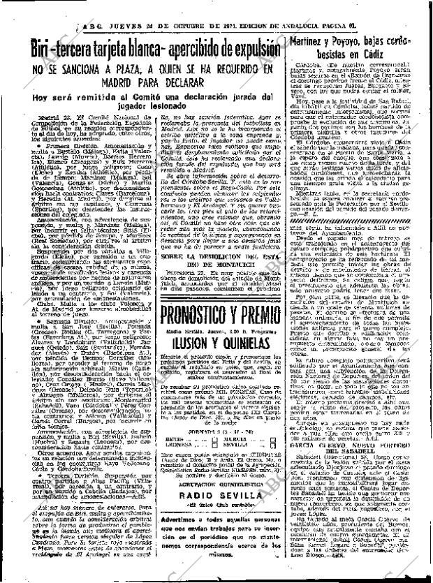 ABC SEVILLA 24-10-1974 página 61