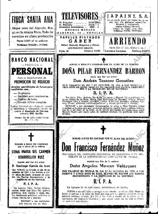 ABC SEVILLA 24-10-1974 página 75
