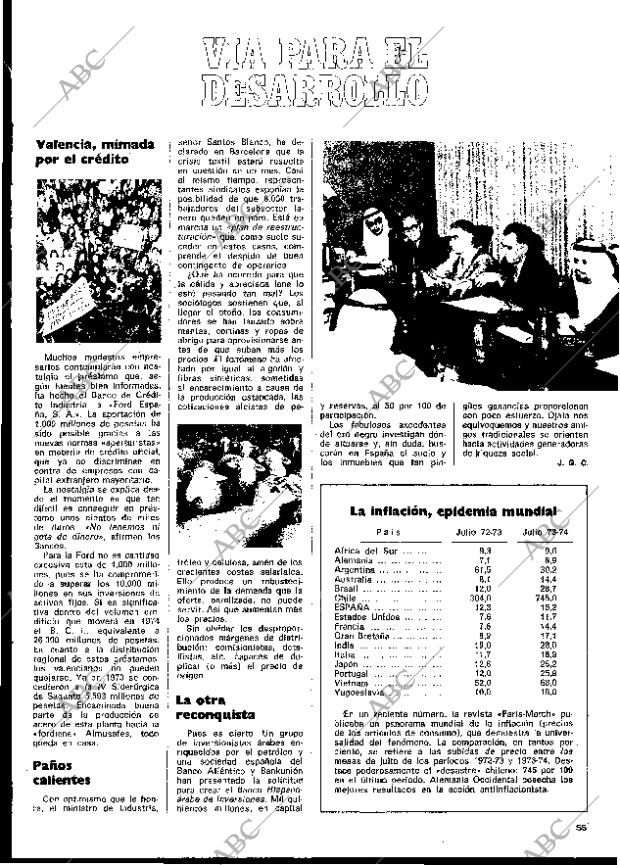 BLANCO Y NEGRO MADRID 26-10-1974 página 55