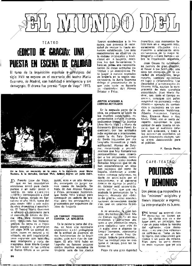 BLANCO Y NEGRO MADRID 26-10-1974 página 64