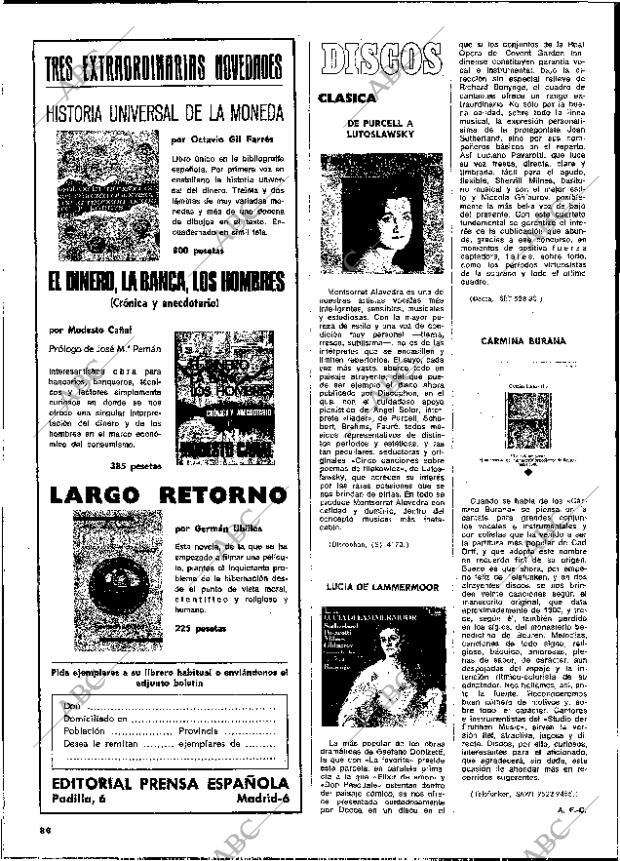 BLANCO Y NEGRO MADRID 26-10-1974 página 86