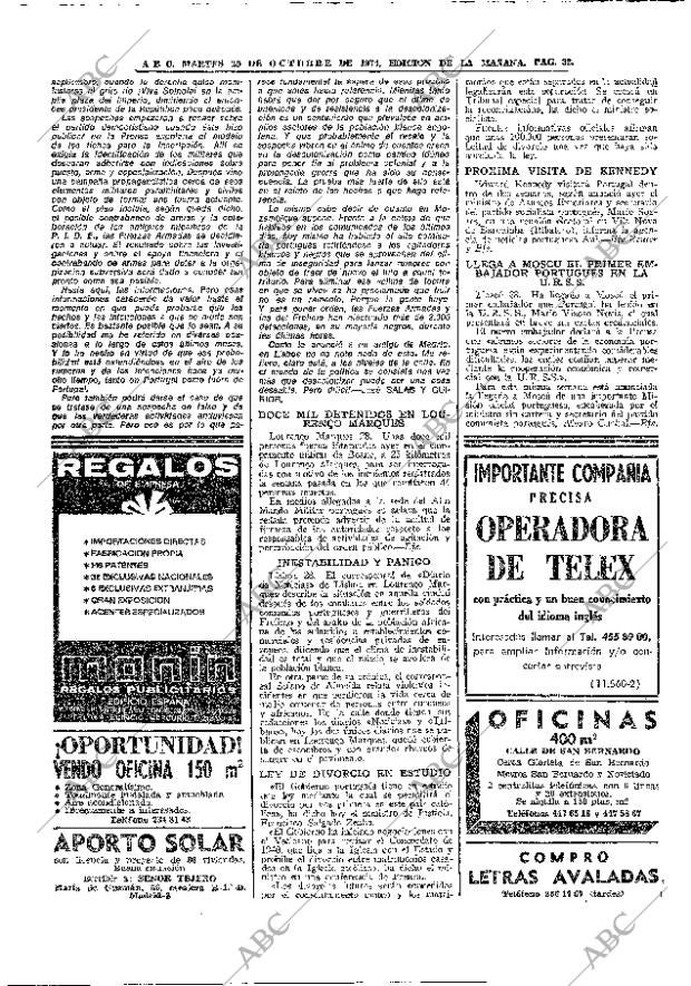 ABC MADRID 29-10-1974 página 32