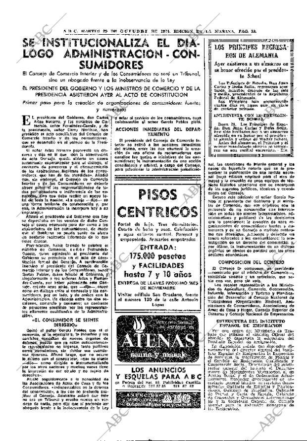 ABC MADRID 29-10-1974 página 39