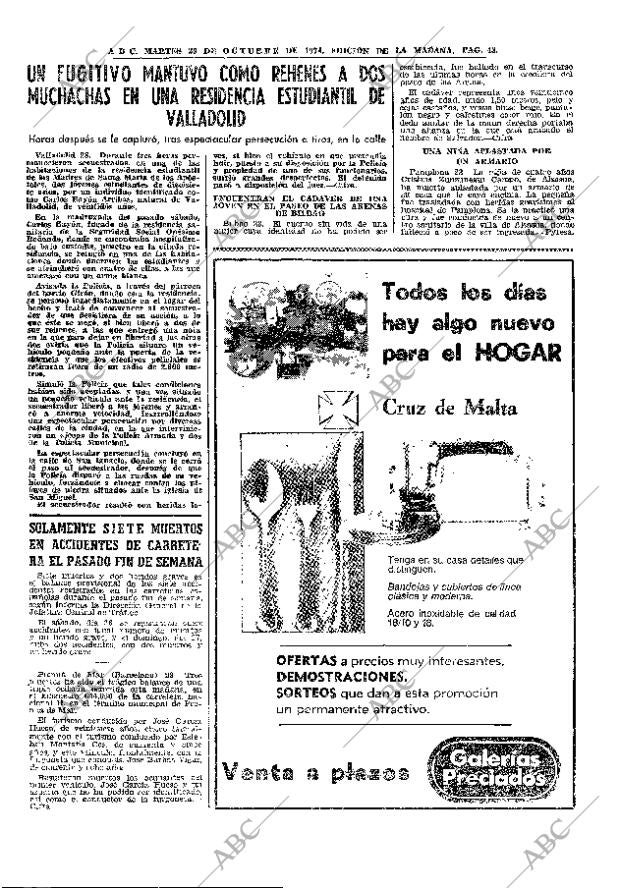 ABC MADRID 29-10-1974 página 43