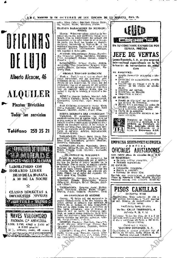 ABC MADRID 29-10-1974 página 78