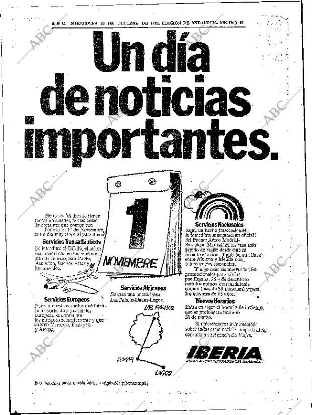 ABC SEVILLA 30-10-1974 página 48