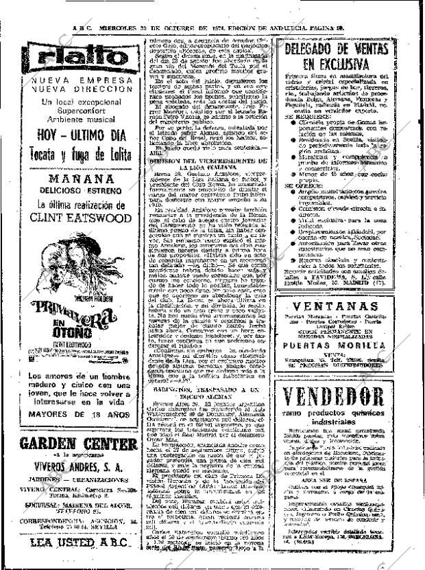 ABC SEVILLA 30-10-1974 página 60