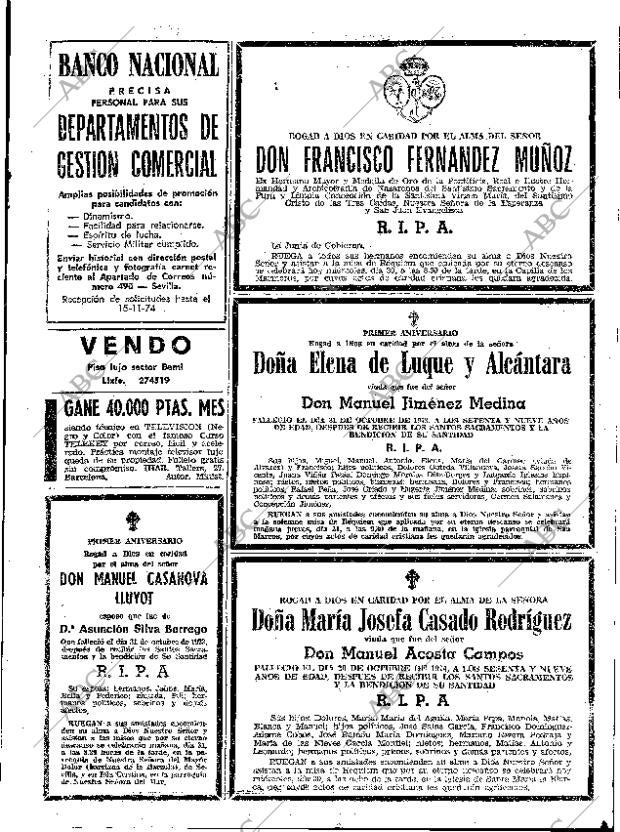 ABC SEVILLA 30-10-1974 página 75
