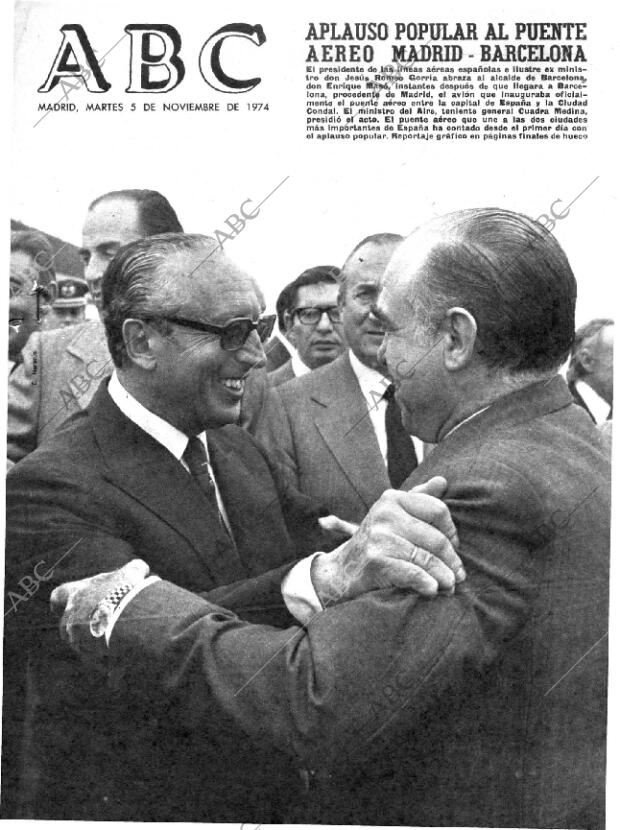 ABC MADRID 05-11-1974 página 1