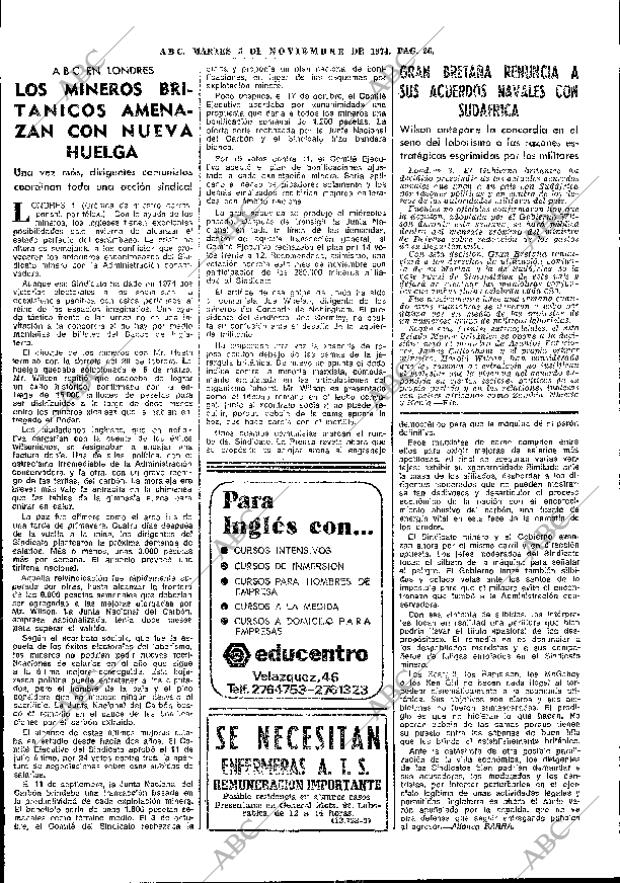 ABC MADRID 05-11-1974 página 26