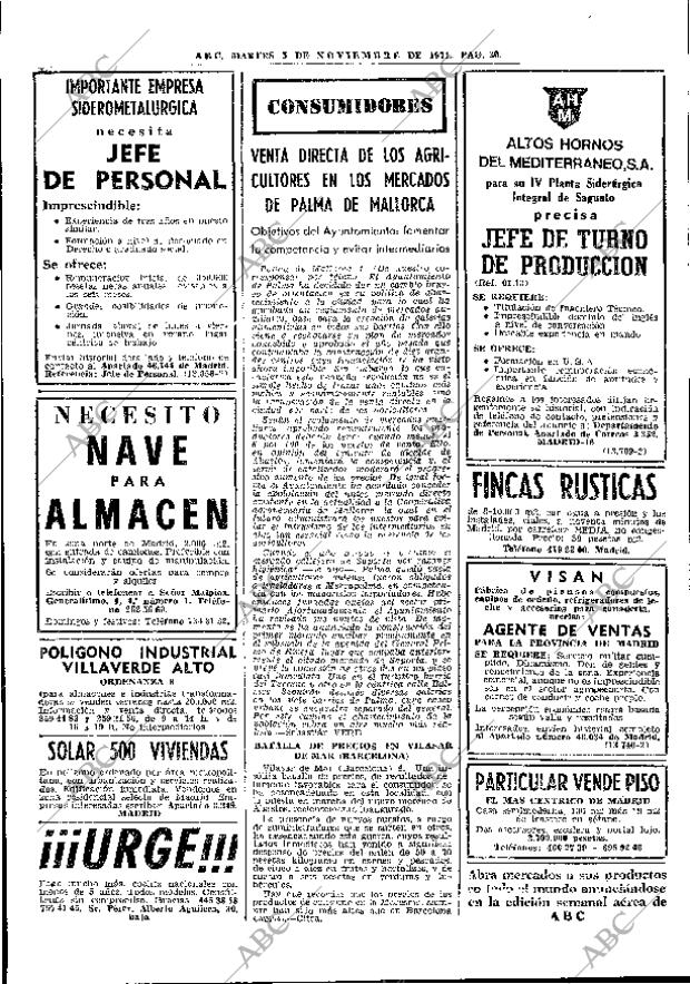 ABC MADRID 05-11-1974 página 30