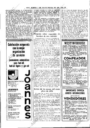 ABC MADRID 05-11-1974 página 42