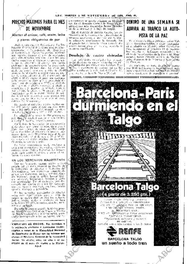 ABC MADRID 05-11-1974 página 43