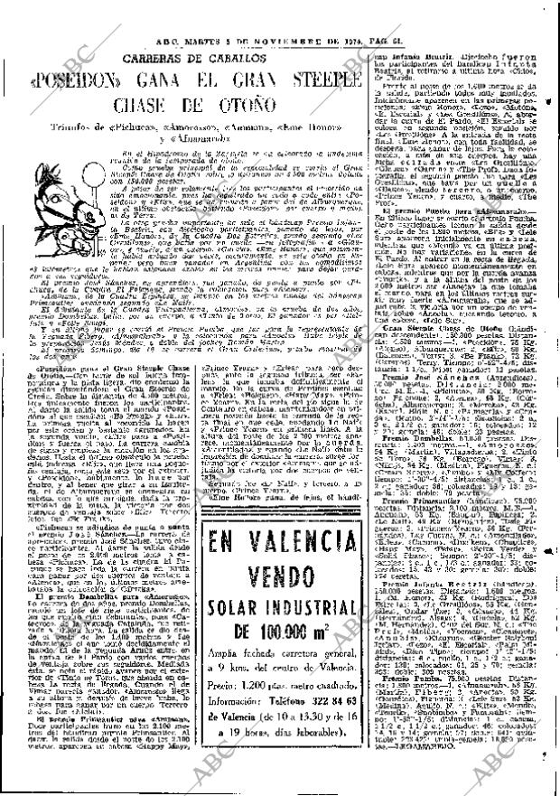 ABC MADRID 05-11-1974 página 61