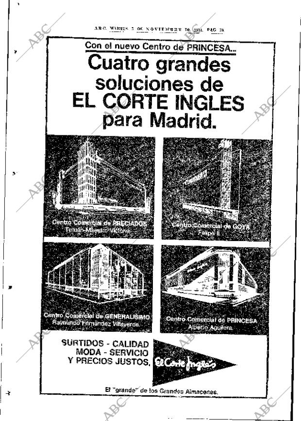 ABC MADRID 05-11-1974 página 70