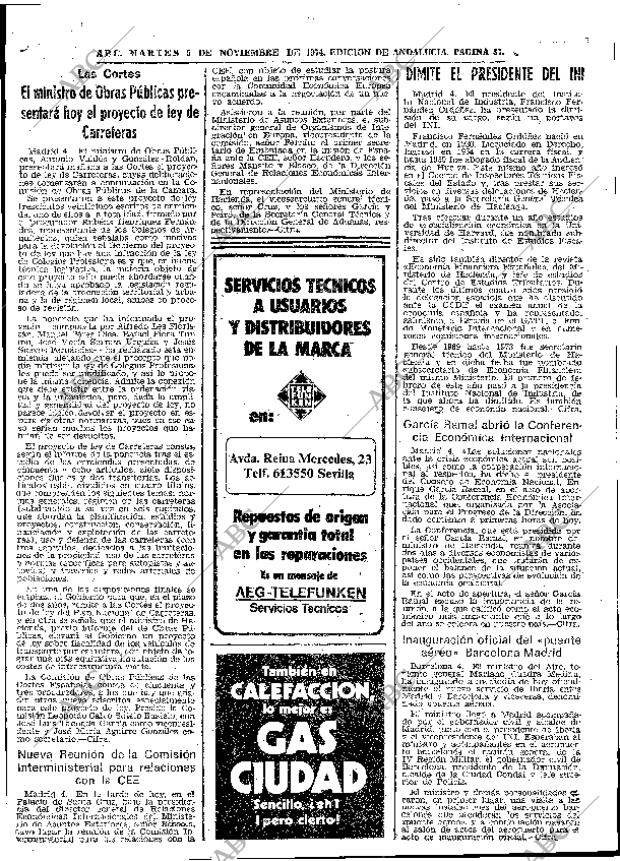 ABC SEVILLA 05-11-1974 página 35