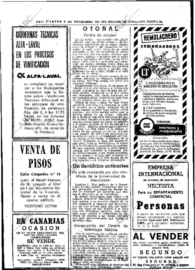 ABC SEVILLA 05-11-1974 página 52