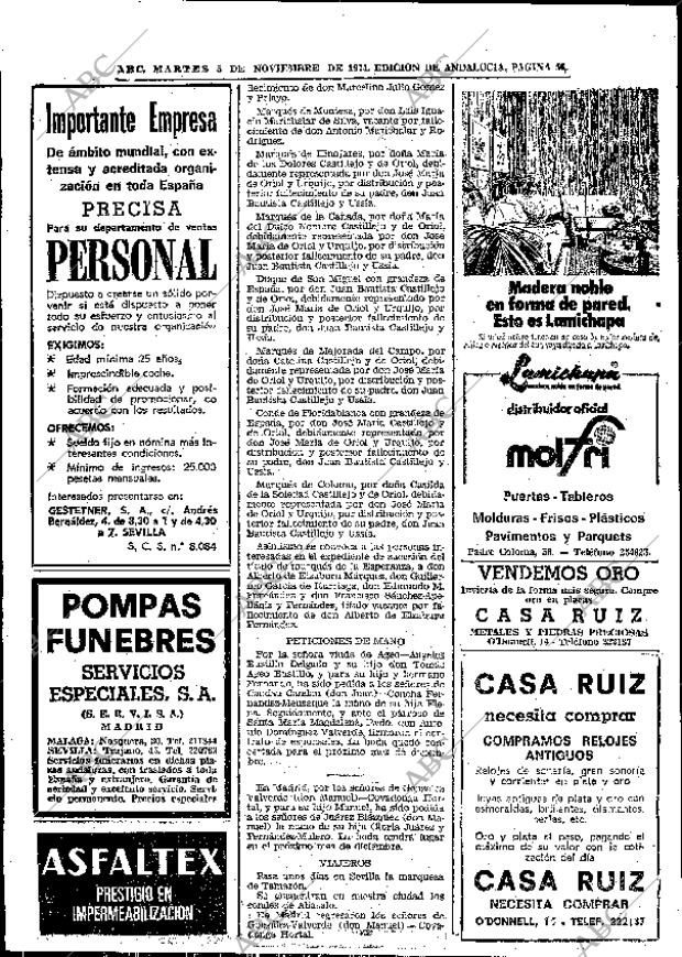 ABC SEVILLA 05-11-1974 página 54