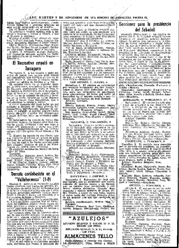 ABC SEVILLA 05-11-1974 página 61