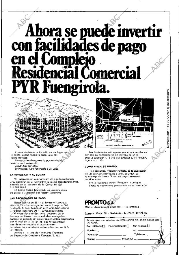 ABC MADRID 06-11-1974 página 17
