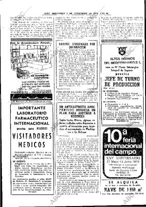 ABC MADRID 06-11-1974 página 44