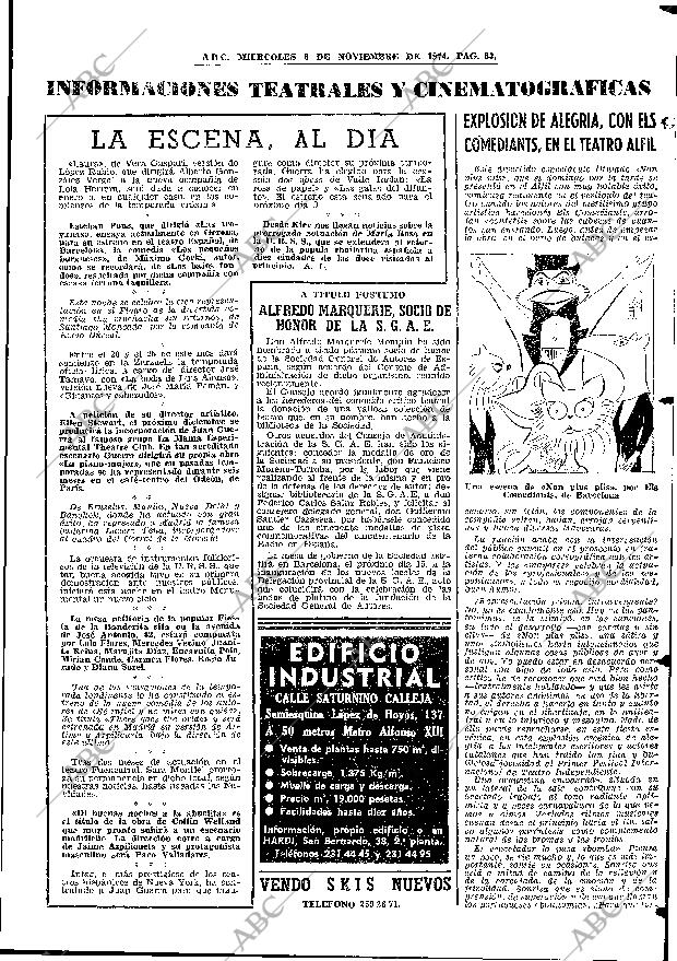 ABC MADRID 06-11-1974 página 83