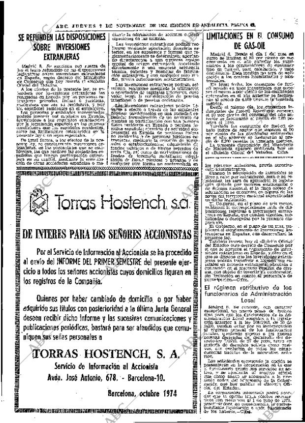 ABC SEVILLA 07-11-1974 página 43