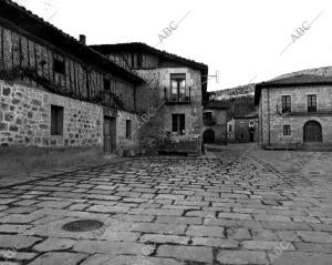 Una de las Calles del pueblo Vinuesa (Soria)