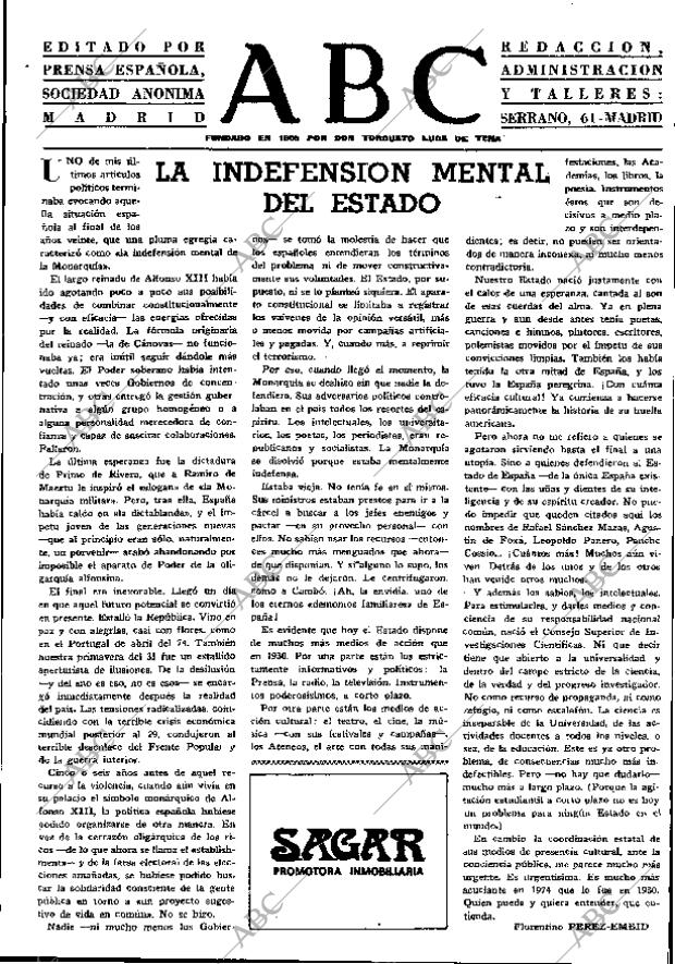 ABC MADRID 10-11-1974 página 3
