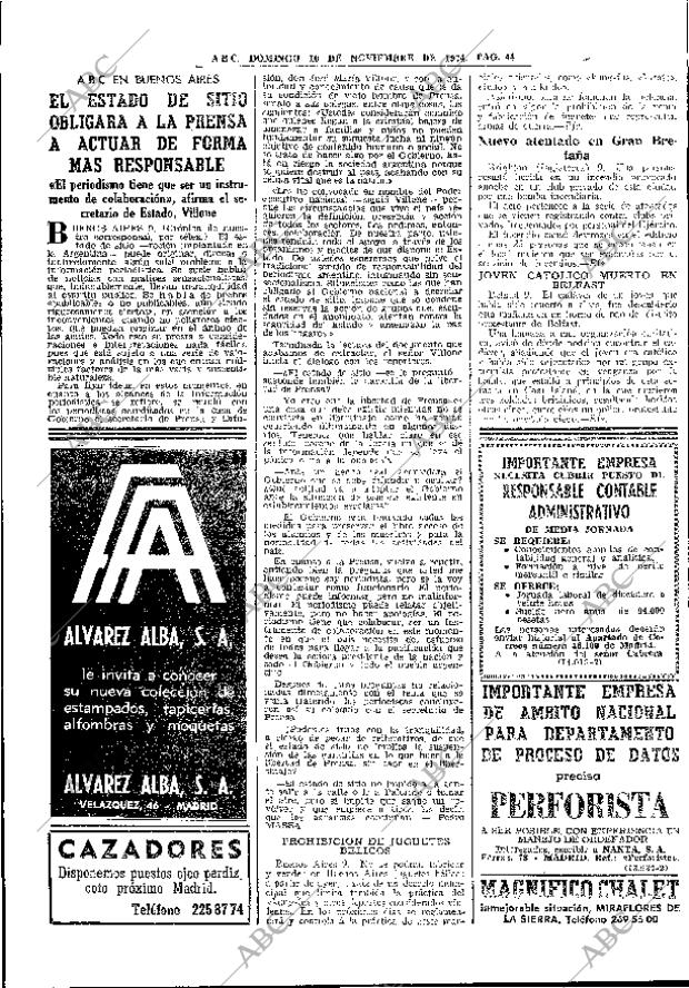 ABC MADRID 10-11-1974 página 42