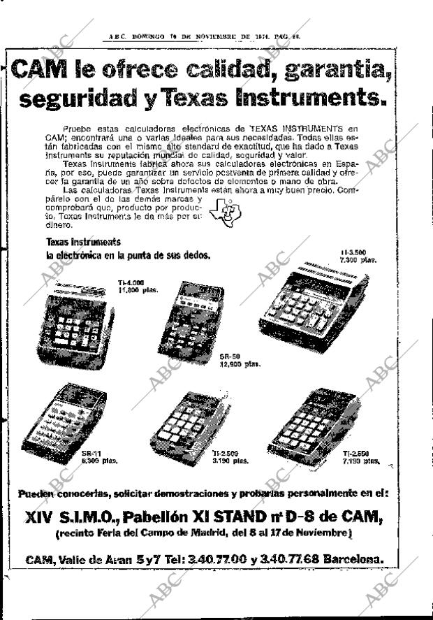 ABC MADRID 10-11-1974 página 84