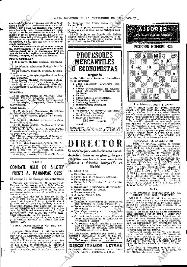 ABC MADRID 10-11-1974 página 88