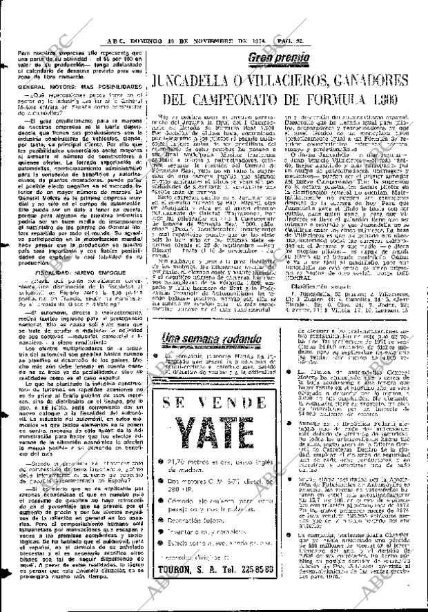 ABC MADRID 10-11-1974 página 90