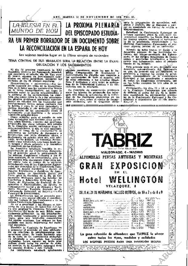 ABC MADRID 12-11-1974 página 27