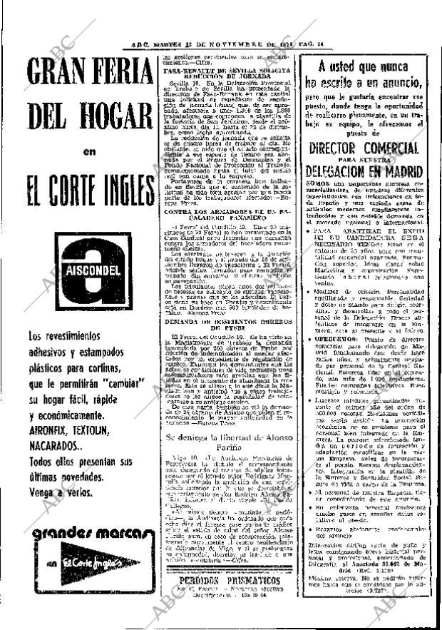 ABC MADRID 12-11-1974 página 34