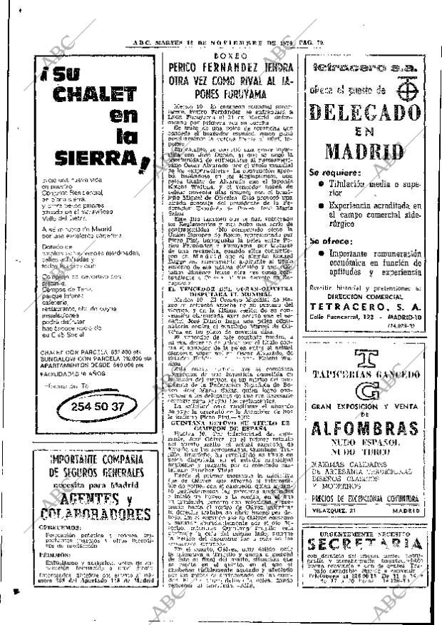 ABC MADRID 12-11-1974 página 70