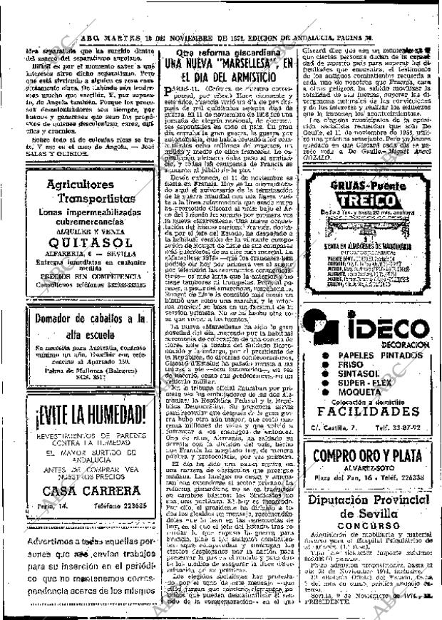 ABC SEVILLA 12-11-1974 página 36