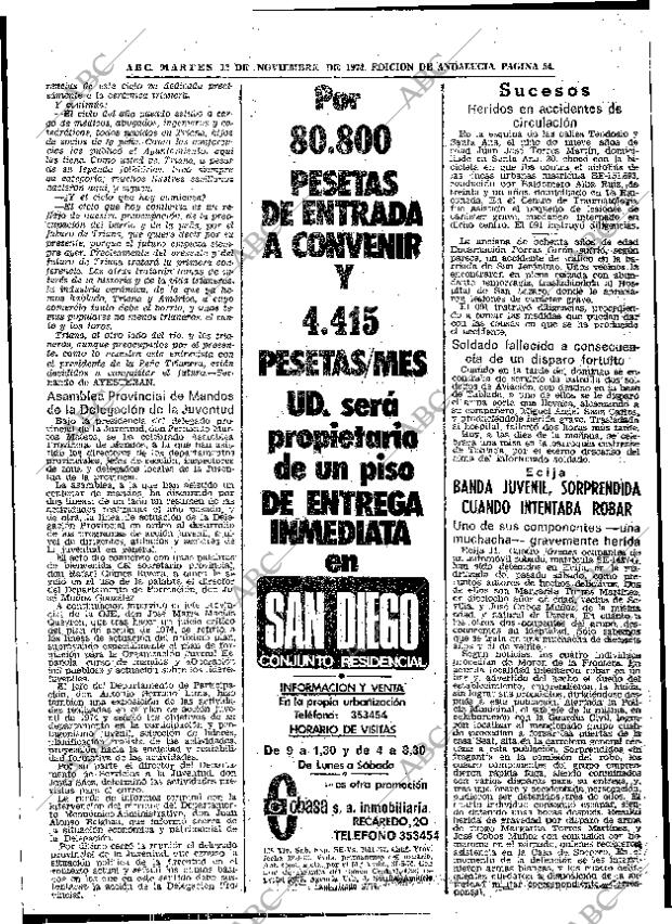 ABC SEVILLA 12-11-1974 página 54