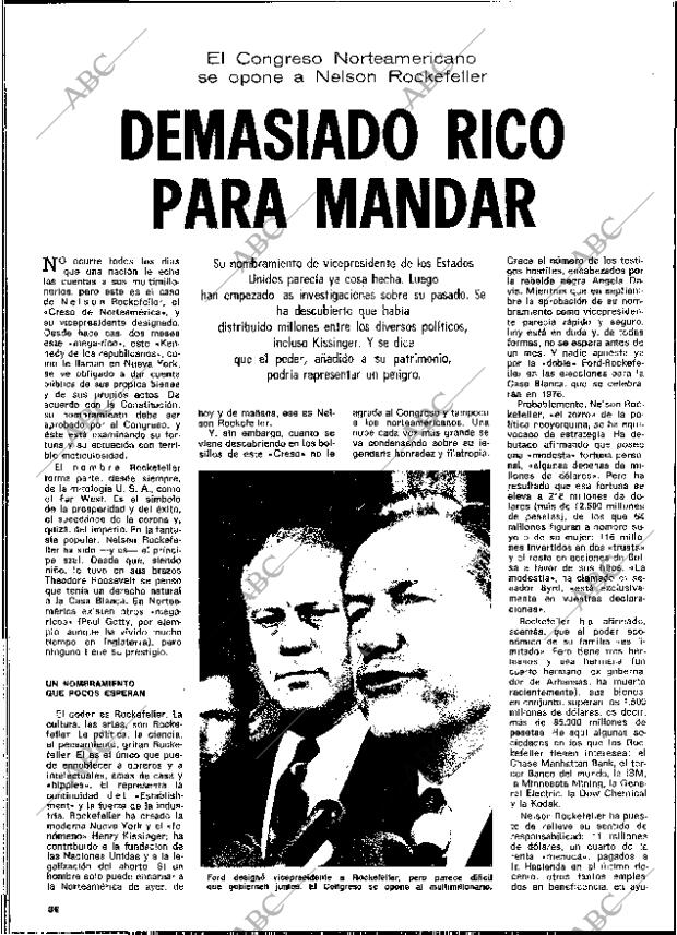 BLANCO Y NEGRO MADRID 16-11-1974 página 36