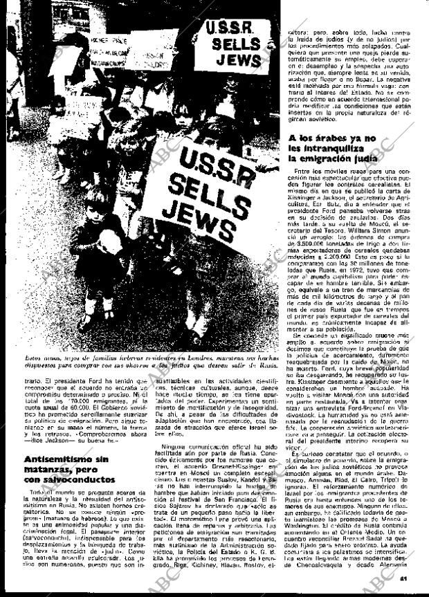 BLANCO Y NEGRO MADRID 16-11-1974 página 41