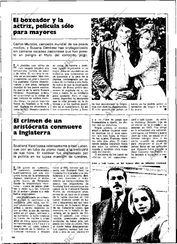 BLANCO Y NEGRO MADRID 16-11-1974 página 64