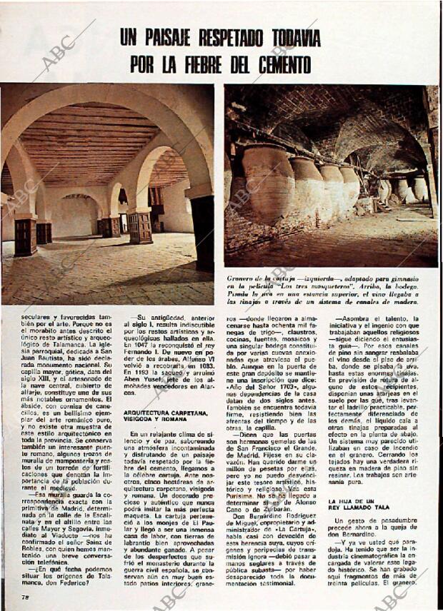 BLANCO Y NEGRO MADRID 16-11-1974 página 78