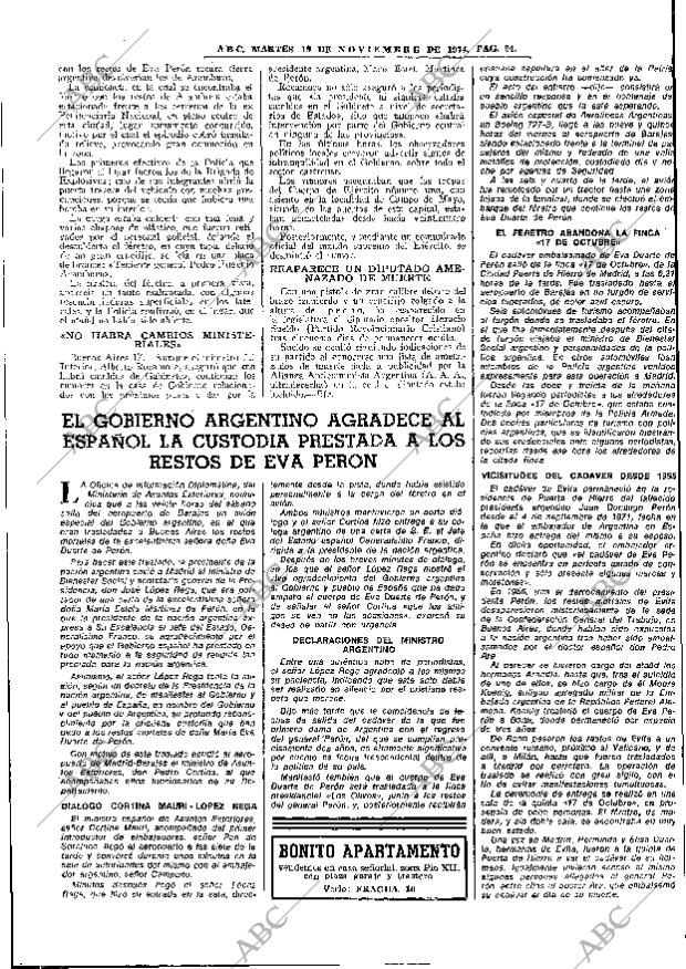 ABC MADRID 19-11-1974 página 20