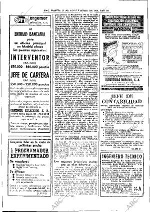 ABC MADRID 19-11-1974 página 22
