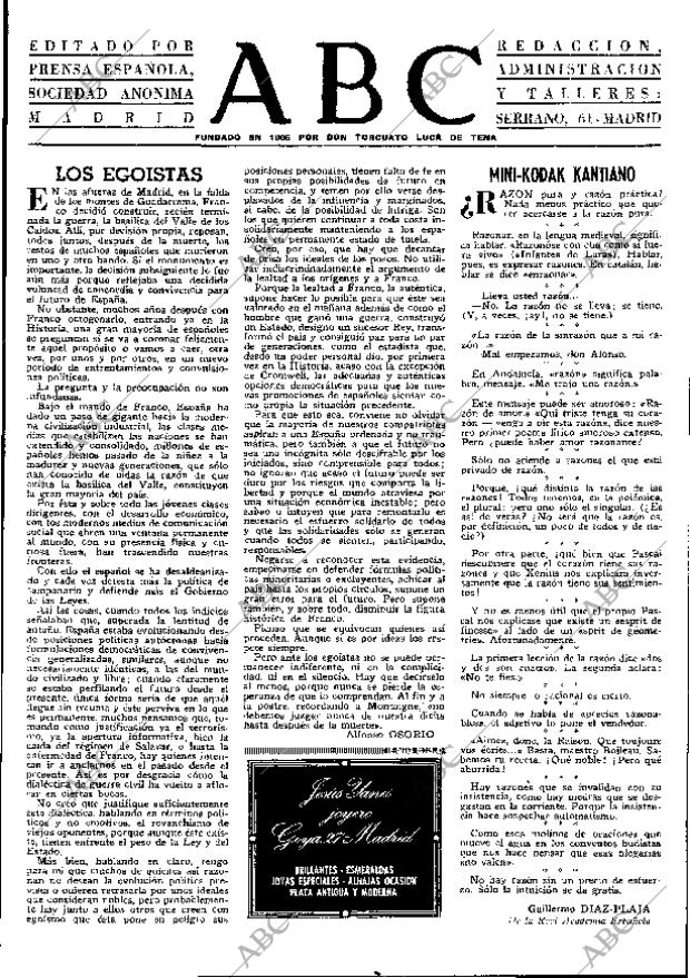 ABC MADRID 19-11-1974 página 3