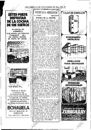 ABC MADRID 19-11-1974 página 44