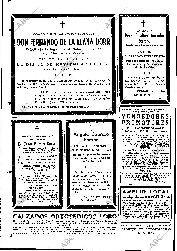 ABC MADRID 19-11-1974 página 98