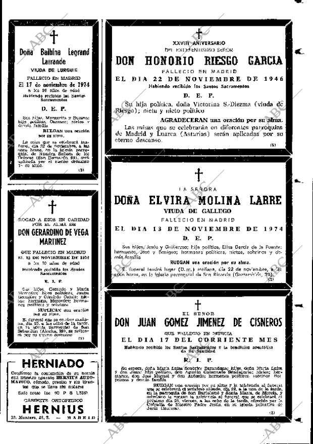 ABC MADRID 22-11-1974 página 115